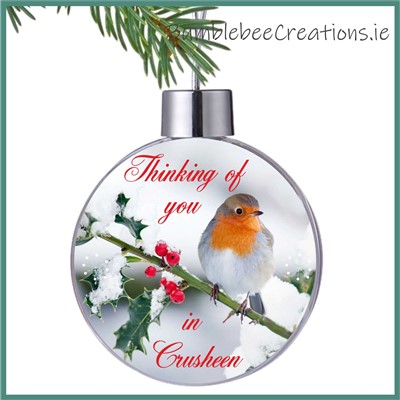 Robin Christmas Bauble
